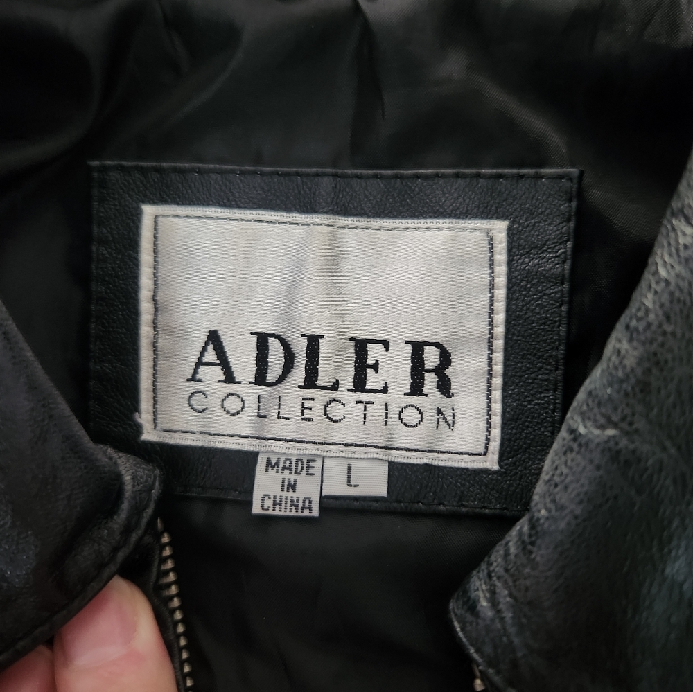 Adler Collection Leather Jacket size Large - Picture 4 of 6